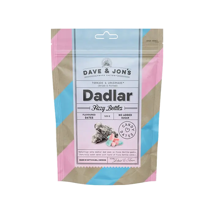 Dave & Jon's - Fizzy Bottles Candy Dates (125 g)