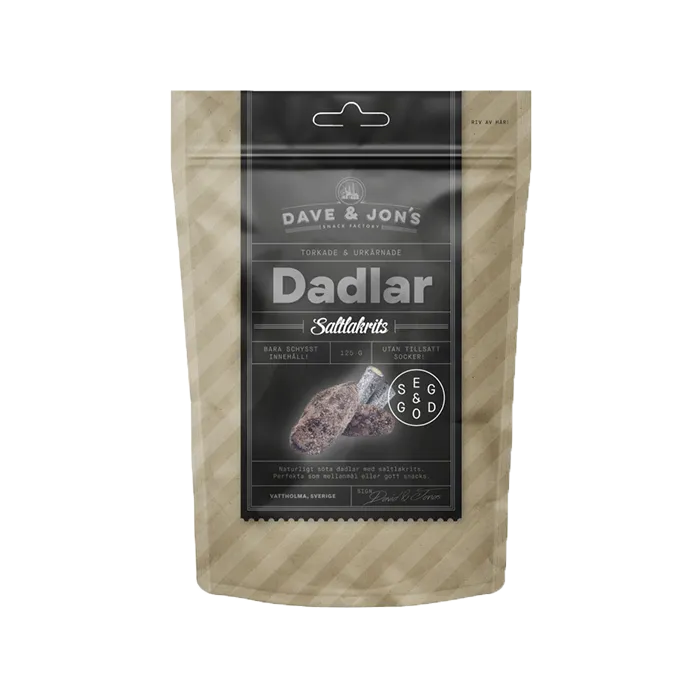 Dave & Jon's - Salt Licorice Dates (125 g)