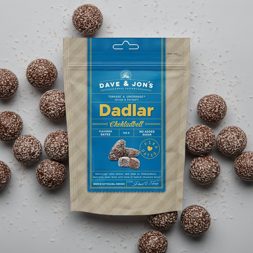 Dave & Jon's - Chocolate Balls Dates (125g)
