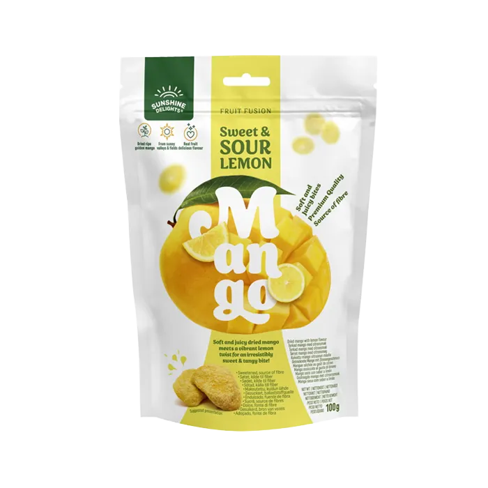 Sunshine Delights – Fruit Fusion Sweet & Sour Lemon Mango (100 g)