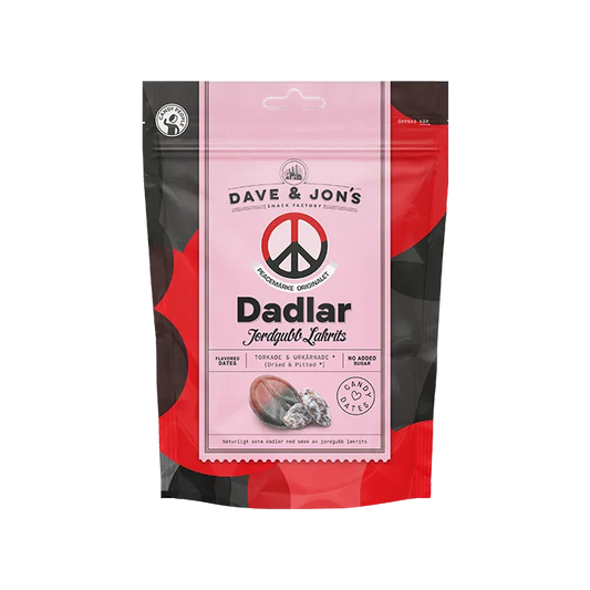 Dave & Jon's - Strawberry Licorice Peacemärke Dates (125 g)
