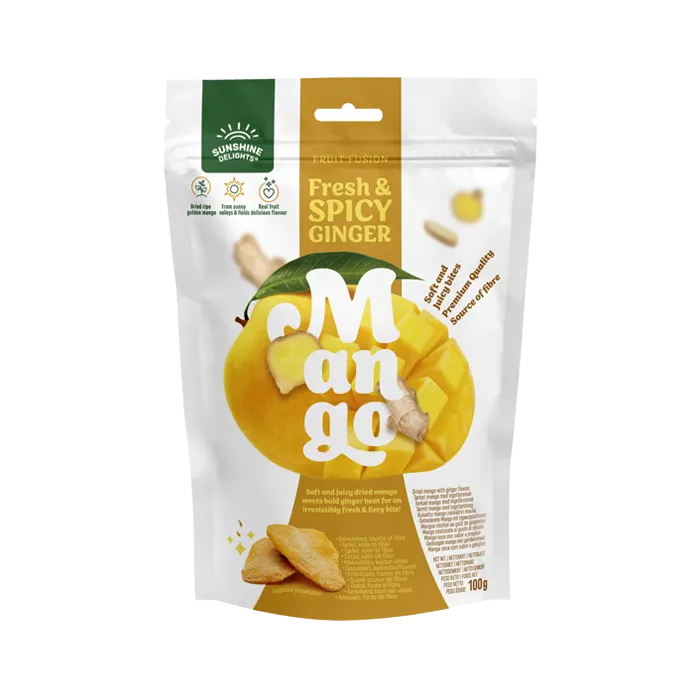Sunshine Delights – Fruit Fusion Spicy Ginger Mango (100 g)