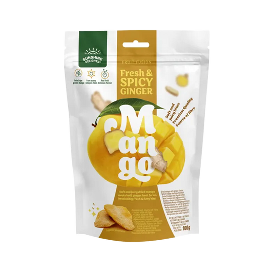 Sunshine Delights – Fruit Fusion Spicy Ginger Mango (100 g)