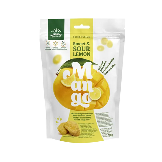 Sunshine Delights – Fruit Fusion Sweet & Sour Lemon Mango (100 g)
